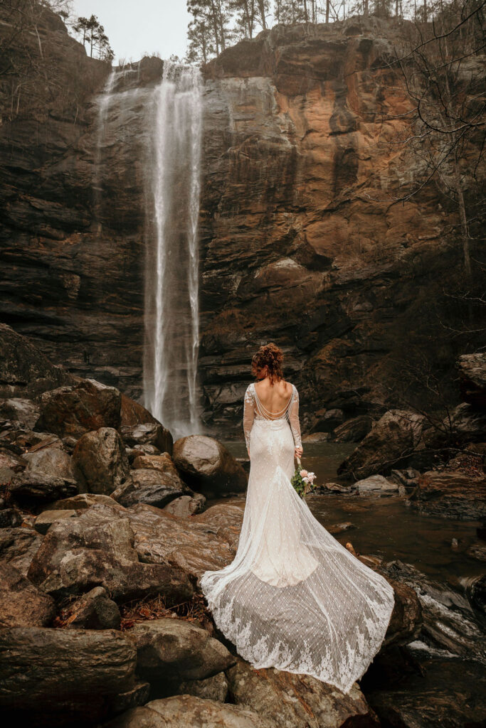 Bridal Portrait at Toccoa Falls